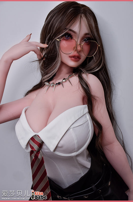 ElsaBabe 148 cm Anime-Puppe Platin-Silikon-Sexpuppe Erotisches Spielzeug mit Metallskelett, Furukawa Natsuki