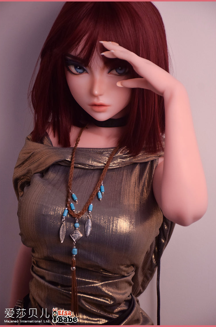 ElsaBabe 148 cm Anime-Puppe Platin-Silikon-Sexpuppe Erotisches Spielzeug mit Metallskelett, Furukawa Natsuki