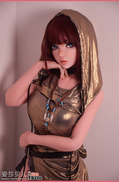ElsaBabe 148 cm Anime-Puppe Platin-Silikon-Sexpuppe Erotisches Spielzeug mit Metallskelett, Furukawa Natsuki