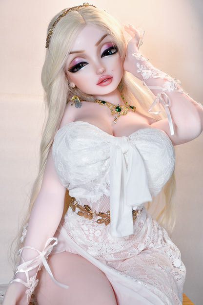ElsaBabe 148 cm Anime-Puppe Platin-Silikon-Sexpuppe Erotisches Spielzeug mit Metallskelett, Furukawa Natsuki