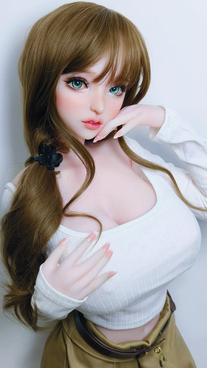 ElsaBabe 148 cm Anime-Puppe Platin-Silikon-Sexpuppe Erotisches Spielzeug mit Metallskelett, Furukawa Natsuki