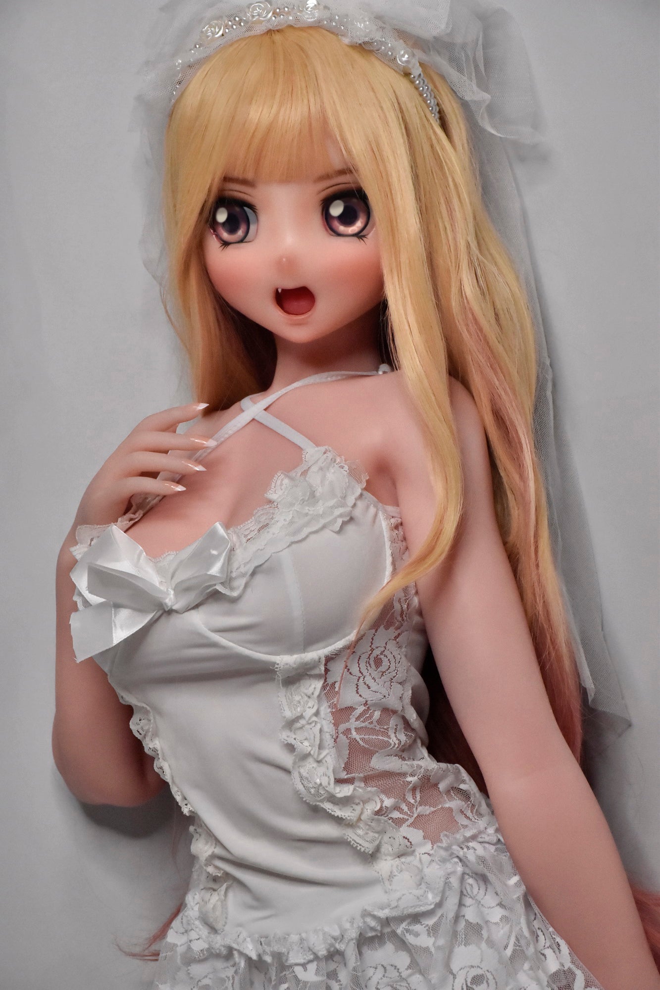 ElsaBabe 148 cm Anime-Puppe Platin-Silikon-Sexpuppe Erotisches Spielzeug mit Metallskelett, Furukawa Natsuki