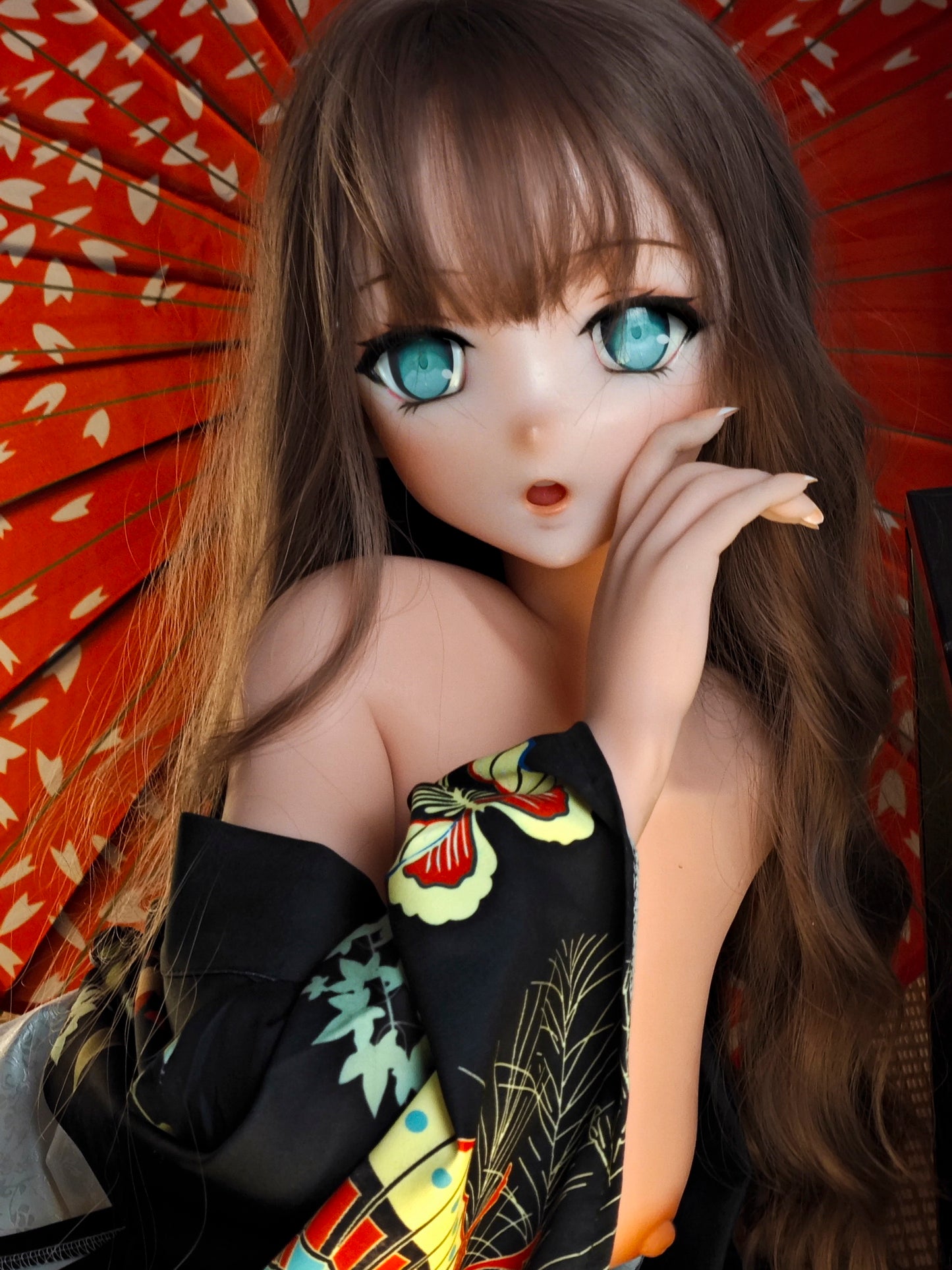 ElsaBabe 148 cm Anime-Puppe Platin-Silikon-Sexpuppe Erotisches Spielzeug mit Metallskelett, Furukawa Natsuki