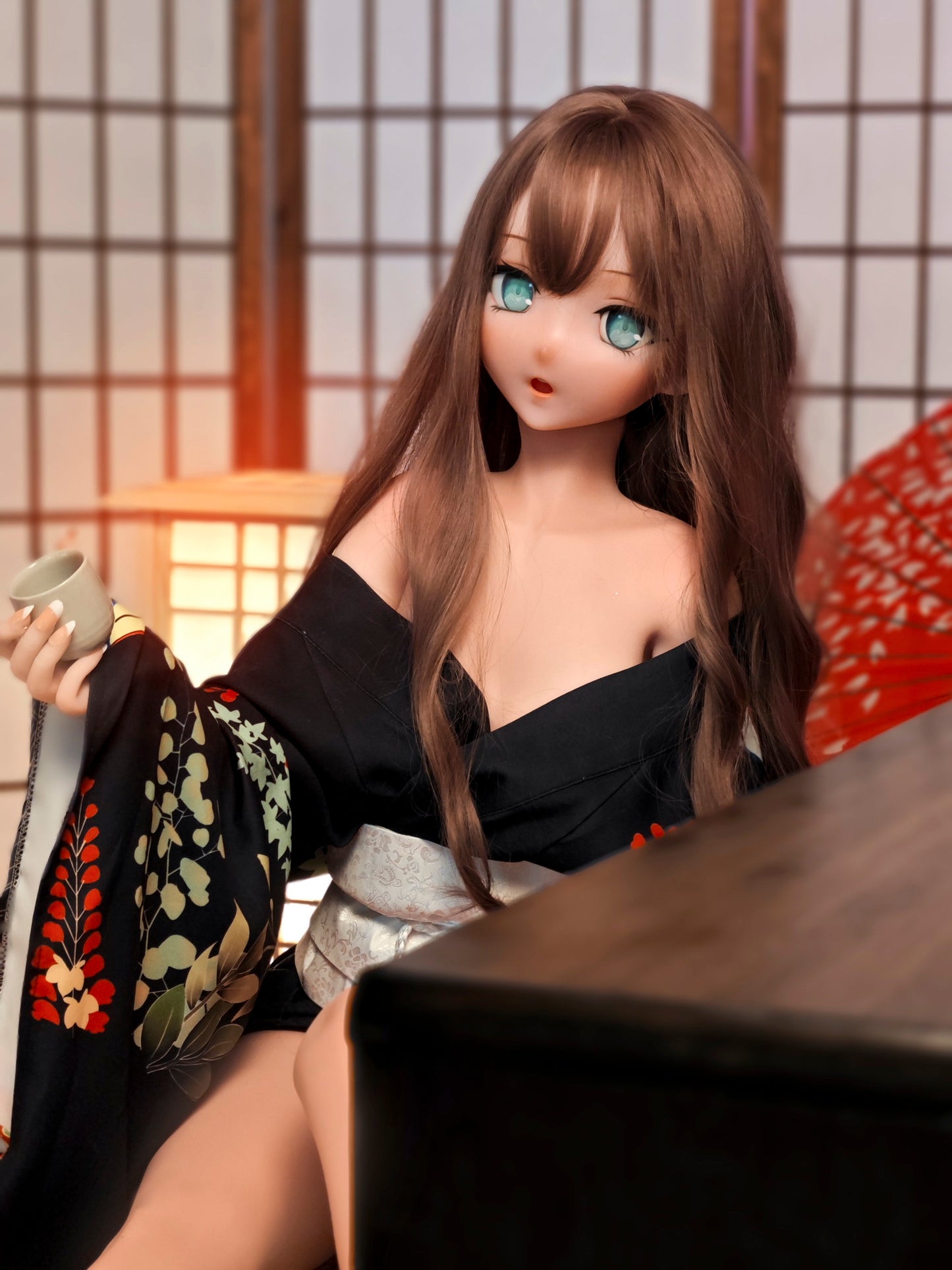 ElsaBabe 148 cm Anime-Puppe Platin-Silikon-Sexpuppe Erotisches Spielzeug mit Metallskelett, Furukawa Natsuki
