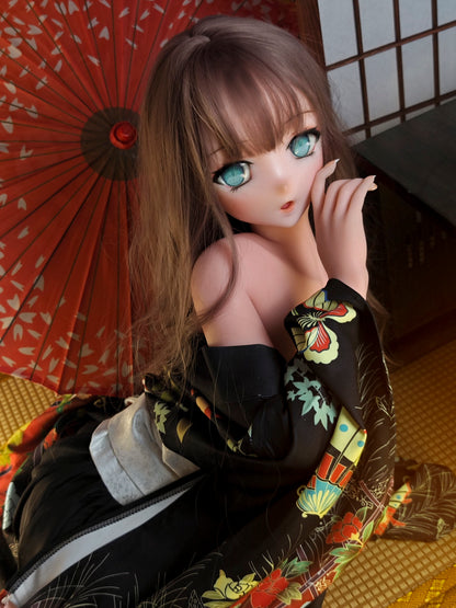 ElsaBabe 148 cm Anime-Puppe Platin-Silikon-Sexpuppe Erotisches Spielzeug mit Metallskelett, Furukawa Natsuki