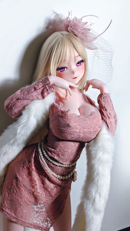 ElsaBabe 148 cm Anime-Puppe Platin-Silikon-Sexpuppe Erotisches Spielzeug mit Metallskelett, Furukawa Natsuki