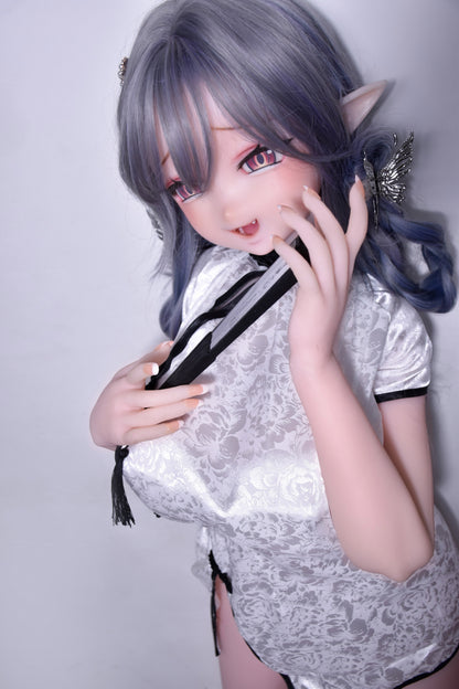 ElsaBabe 148 cm Anime-Puppe Platin-Silikon-Sexpuppe Erotisches Spielzeug mit Metallskelett, Furukawa Natsuki