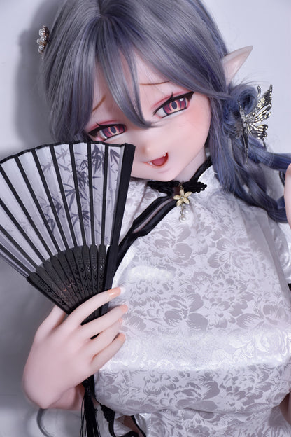 ElsaBabe 148 cm Anime-Puppe Platin-Silikon-Sexpuppe Erotisches Spielzeug mit Metallskelett, Furukawa Natsuki