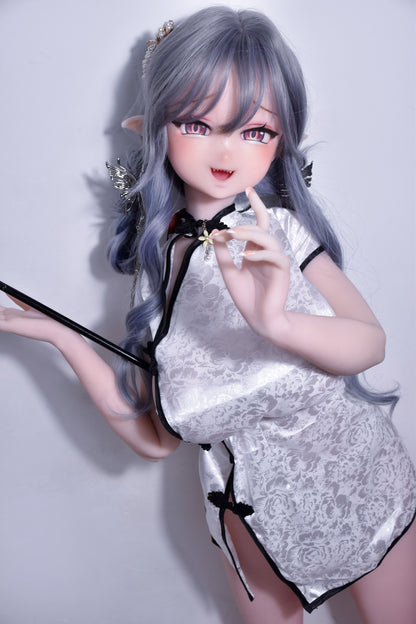 ElsaBabe 148 cm Anime-Puppe Platin-Silikon-Sexpuppe Erotisches Spielzeug mit Metallskelett, Furukawa Natsuki