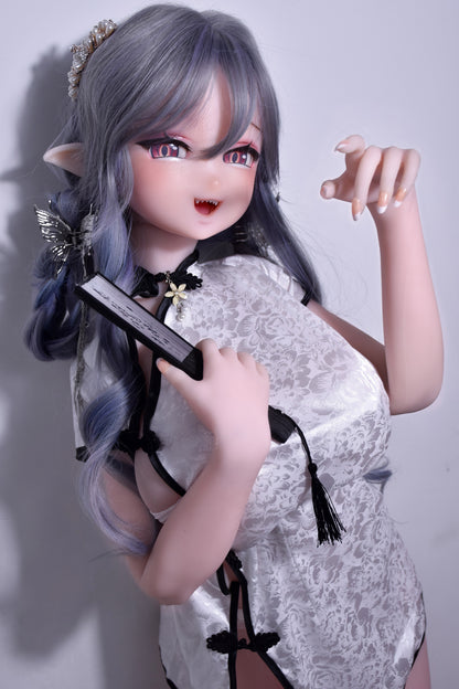 ElsaBabe 148 cm Anime-Puppe Platin-Silikon-Sexpuppe Erotisches Spielzeug mit Metallskelett, Furukawa Natsuki