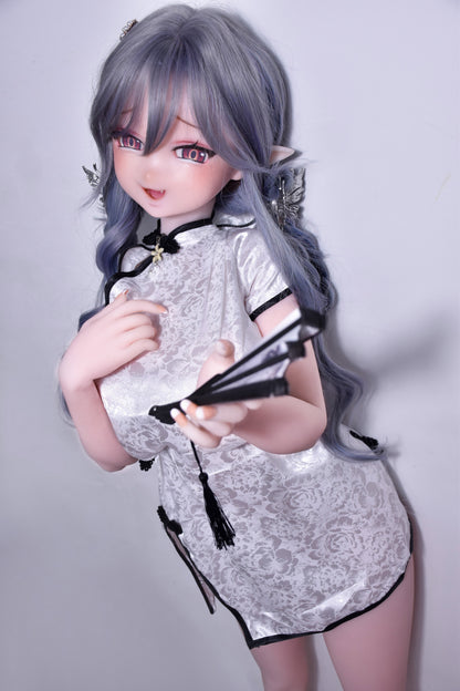 ElsaBabe 148 cm Anime-Puppe Platin-Silikon-Sexpuppe Erotisches Spielzeug mit Metallskelett, Furukawa Natsuki