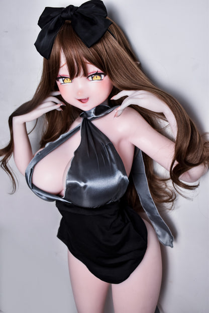 ElsaBabe 148 cm Anime-Puppe Platin-Silikon-Sexpuppe Erotisches Spielzeug mit Metallskelett, Furukawa Natsuki