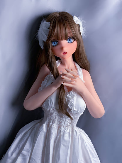 ElsaBabe 148 cm Anime-Puppe Platin-Silikon-Sexpuppe Erotisches Spielzeug mit Metallskelett, Furukawa Natsuki