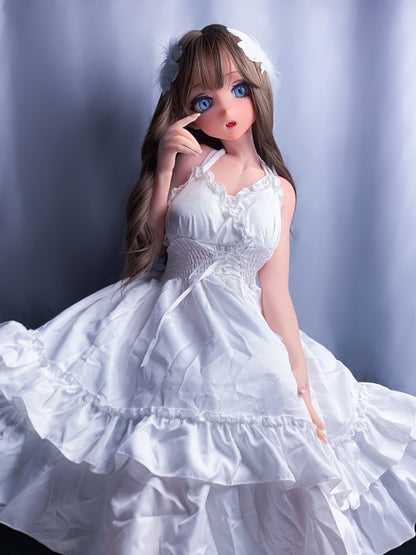 ElsaBabe 148 cm Anime-Puppe Platin-Silikon-Sexpuppe Erotisches Spielzeug mit Metallskelett, Furukawa Natsuki