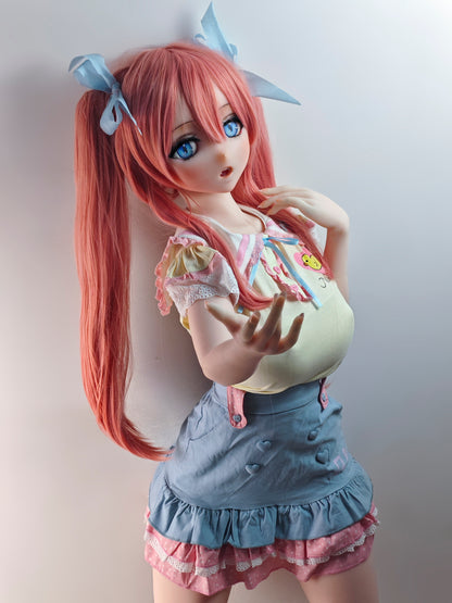 ElsaBabe 148 cm Anime-Puppe Platin-Silikon-Sexpuppe Erotisches Spielzeug mit Metallskelett, Furukawa Natsuki