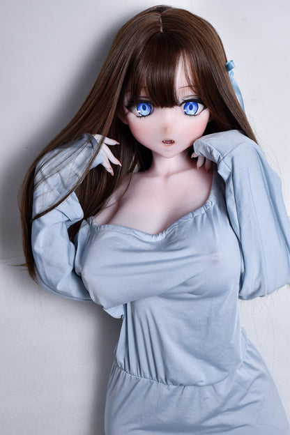 ElsaBabe 148 cm Anime-Puppe Platin-Silikon-Sexpuppe Erotisches Spielzeug mit Metallskelett, Furukawa Natsuki
