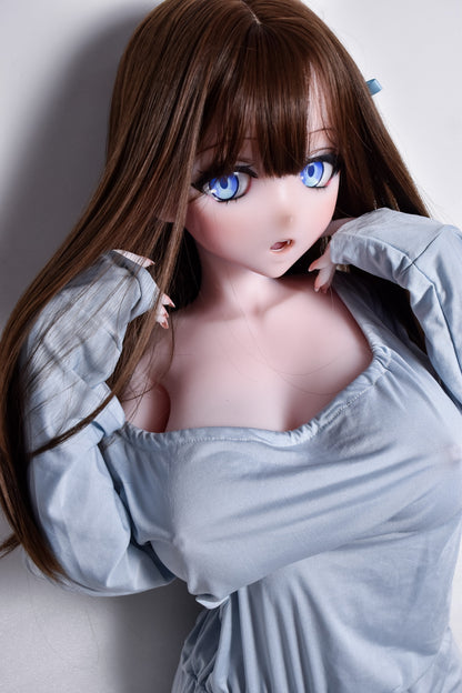 ElsaBabe 148 cm Anime-Puppe Platin-Silikon-Sexpuppe Erotisches Spielzeug mit Metallskelett, Furukawa Natsuki