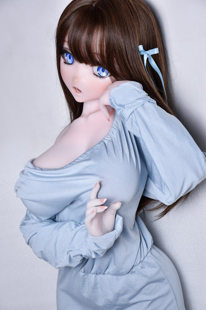 ElsaBabe 148 cm Anime-Puppe Platin-Silikon-Sexpuppe Erotisches Spielzeug mit Metallskelett, Furukawa Natsuki