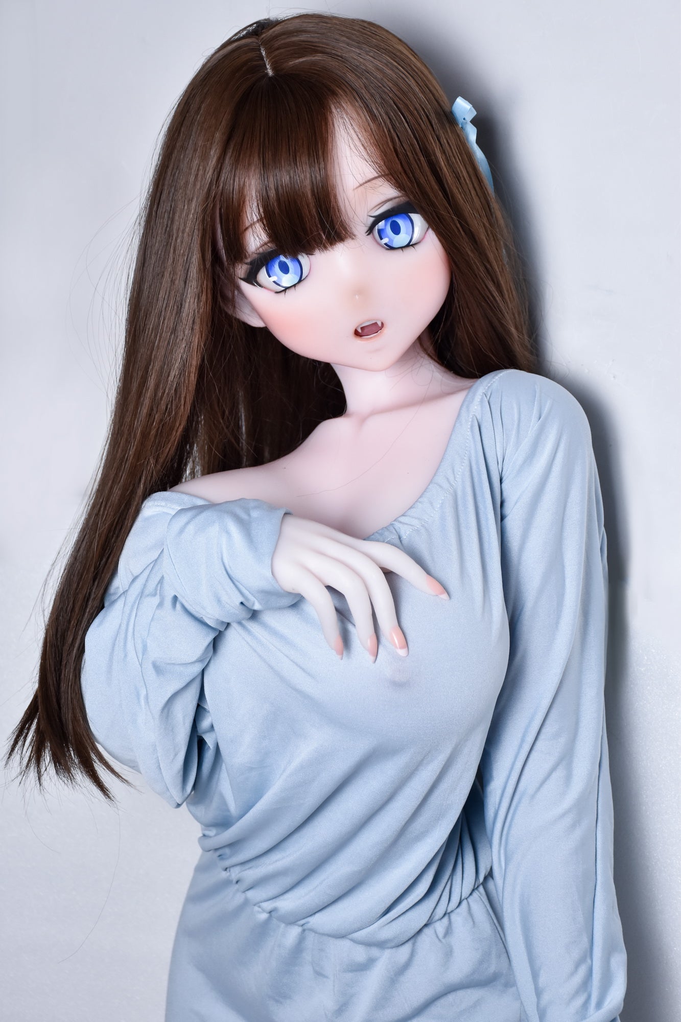 ElsaBabe 148 cm Anime-Puppe Platin-Silikon-Sexpuppe Erotisches Spielzeug mit Metallskelett, Furukawa Natsuki