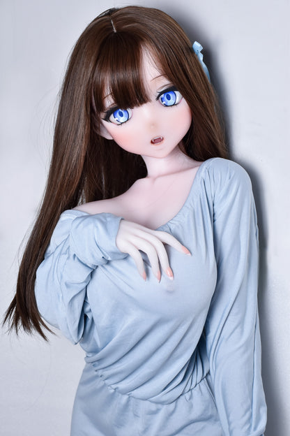 ElsaBabe 148 cm Anime-Puppe Platin-Silikon-Sexpuppe Erotisches Spielzeug mit Metallskelett, Furukawa Natsuki