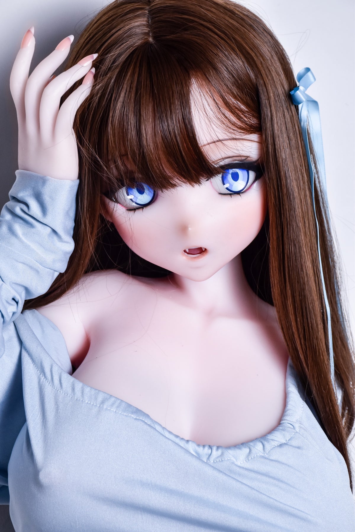 ElsaBabe 148 cm Anime-Puppe Platin-Silikon-Sexpuppe Erotisches Spielzeug mit Metallskelett, Furukawa Natsuki