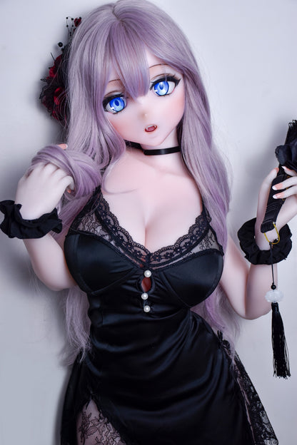 ElsaBabe 148 cm Anime-Puppe Platin-Silikon-Sexpuppe Erotisches Spielzeug mit Metallskelett, Furukawa Natsuki
