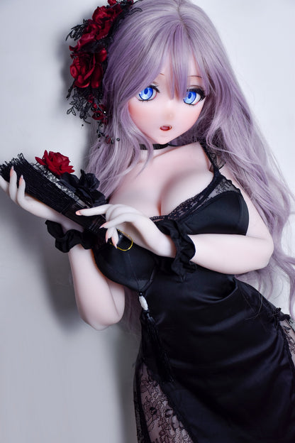 ElsaBabe 148 cm Anime-Puppe Platin-Silikon-Sexpuppe Erotisches Spielzeug mit Metallskelett, Furukawa Natsuki