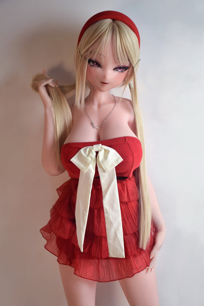 ElsaBabe 148 cm Anime-Puppe Platin-Silikon-Sexpuppe Erotisches Spielzeug mit Metallskelett, Furukawa Natsuki