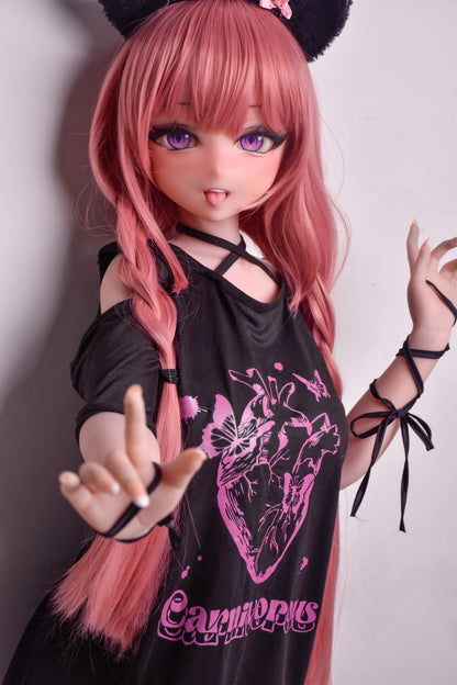 ElsaBabe 148 cm Anime-Puppe Platin-Silikon-Sexpuppe Erotisches Spielzeug mit Metallskelett, Furukawa Natsuki