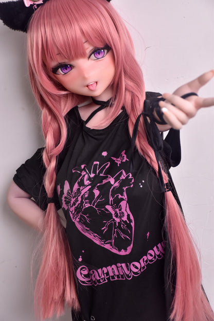ElsaBabe 148 cm Anime-Puppe Platin-Silikon-Sexpuppe Erotisches Spielzeug mit Metallskelett, Furukawa Natsuki