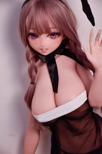 ElsaBabe 148 cm Anime-Puppe Platin-Silikon-Sexpuppe Erotisches Spielzeug mit Metallskelett, Furukawa Natsuki