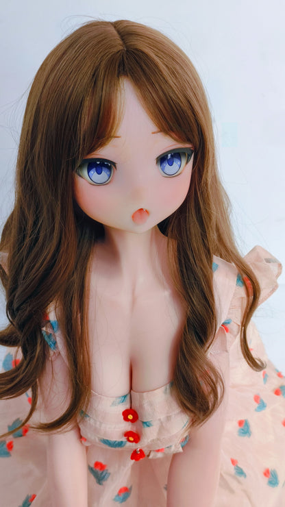 ElsaBabe 148 cm Anime-Puppe Platin-Silikon-Sexpuppe Erotisches Spielzeug mit Metallskelett, Furukawa Natsuki