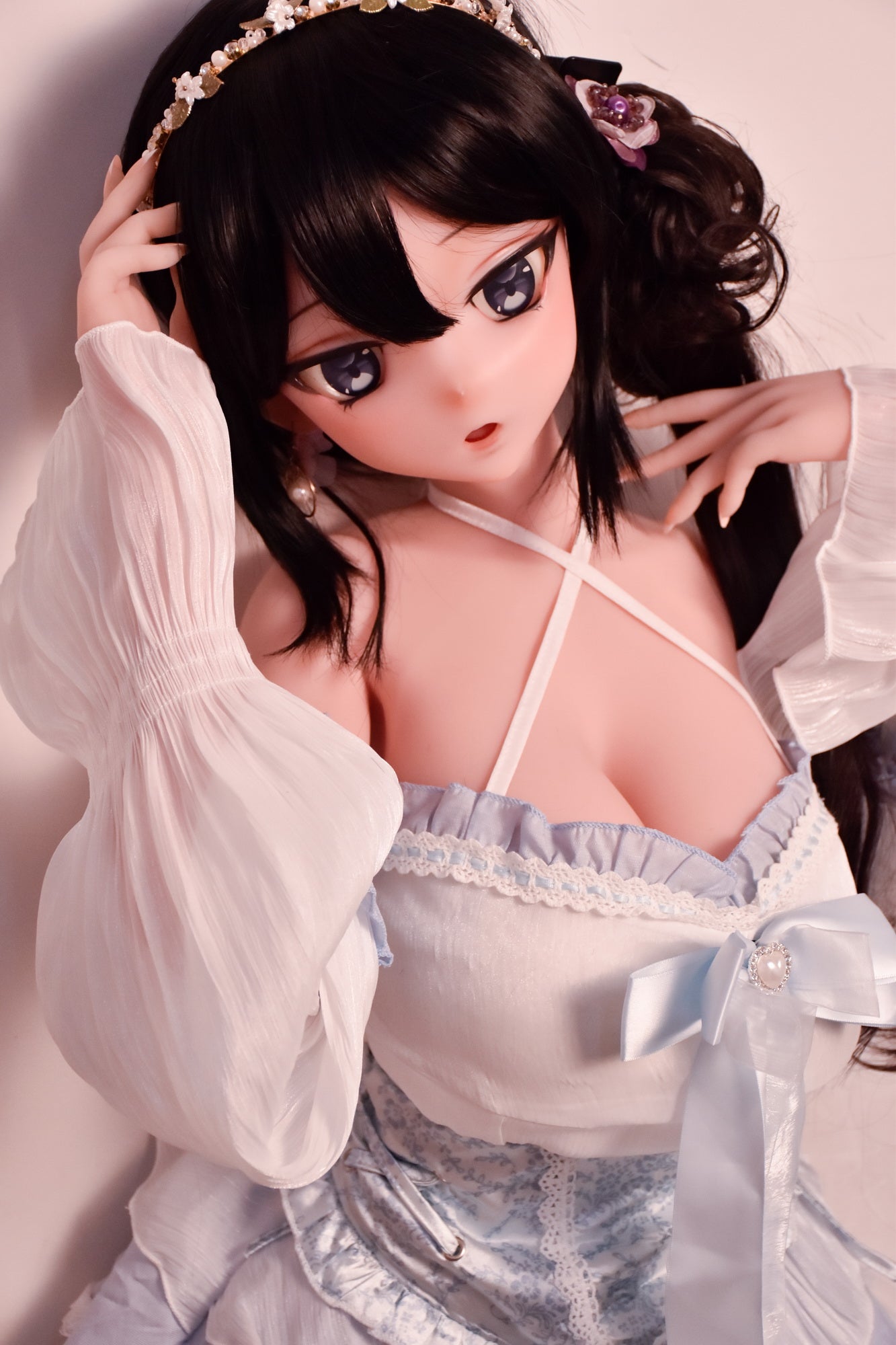 ElsaBabe 148 cm Anime-Puppe Platin-Silikon-Sexpuppe Erotisches Spielzeug mit Metallskelett, Furukawa Natsuki