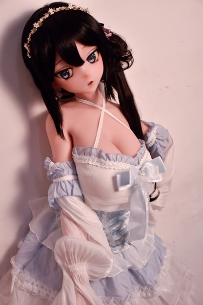 ElsaBabe 148 cm Anime-Puppe Platin-Silikon-Sexpuppe Erotisches Spielzeug mit Metallskelett, Furukawa Natsuki