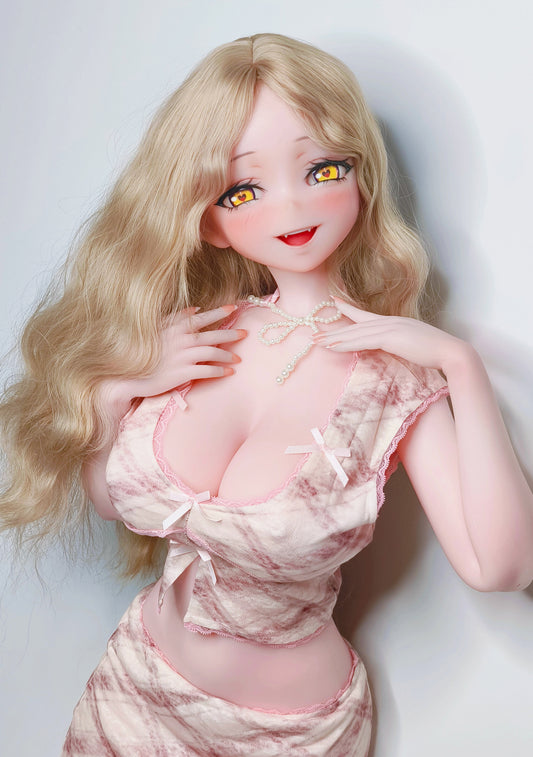 ElsaBabe 148 cm Anime-Puppe Platin-Silikon-Sexpuppe Erotisches Spielzeug mit Metallskelett, Furukawa Natsuki
