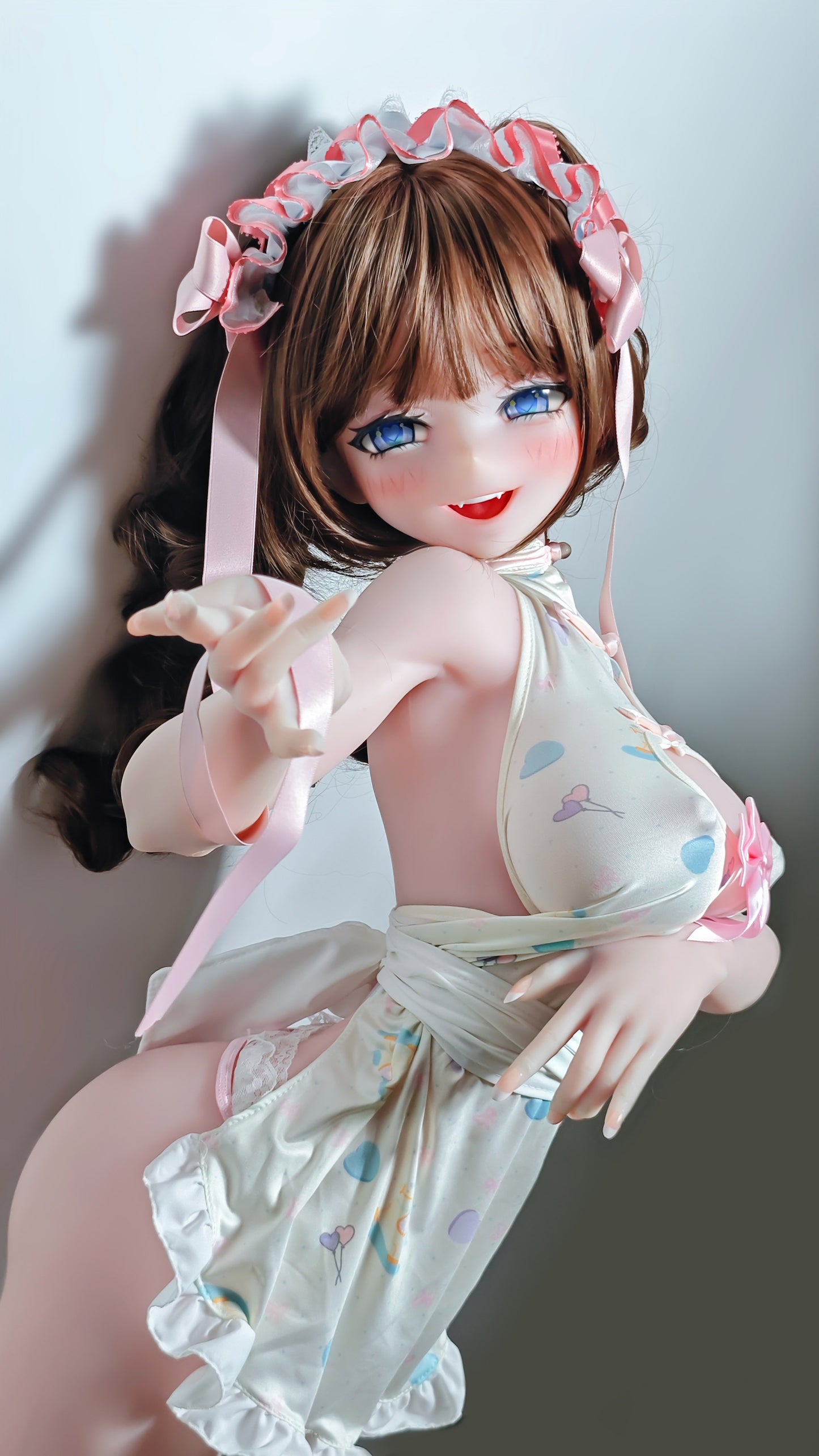 ElsaBabe 148 cm Anime-Puppe Platin-Silikon-Sexpuppe Erotisches Spielzeug mit Metallskelett, Furukawa Natsuki