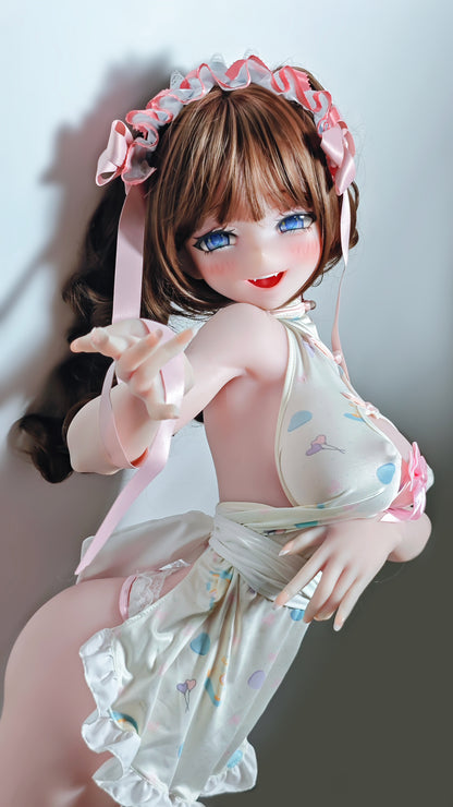ElsaBabe 148 cm Anime-Puppe Platin-Silikon-Sexpuppe Erotisches Spielzeug mit Metallskelett, Furukawa Natsuki
