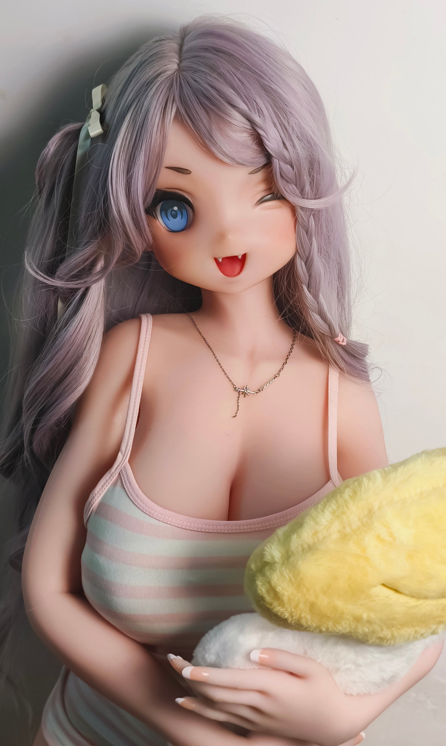 ElsaBabe 148 cm Anime-Puppe Platin-Silikon-Sexpuppe Erotisches Spielzeug mit Metallskelett, Furukawa Natsuki