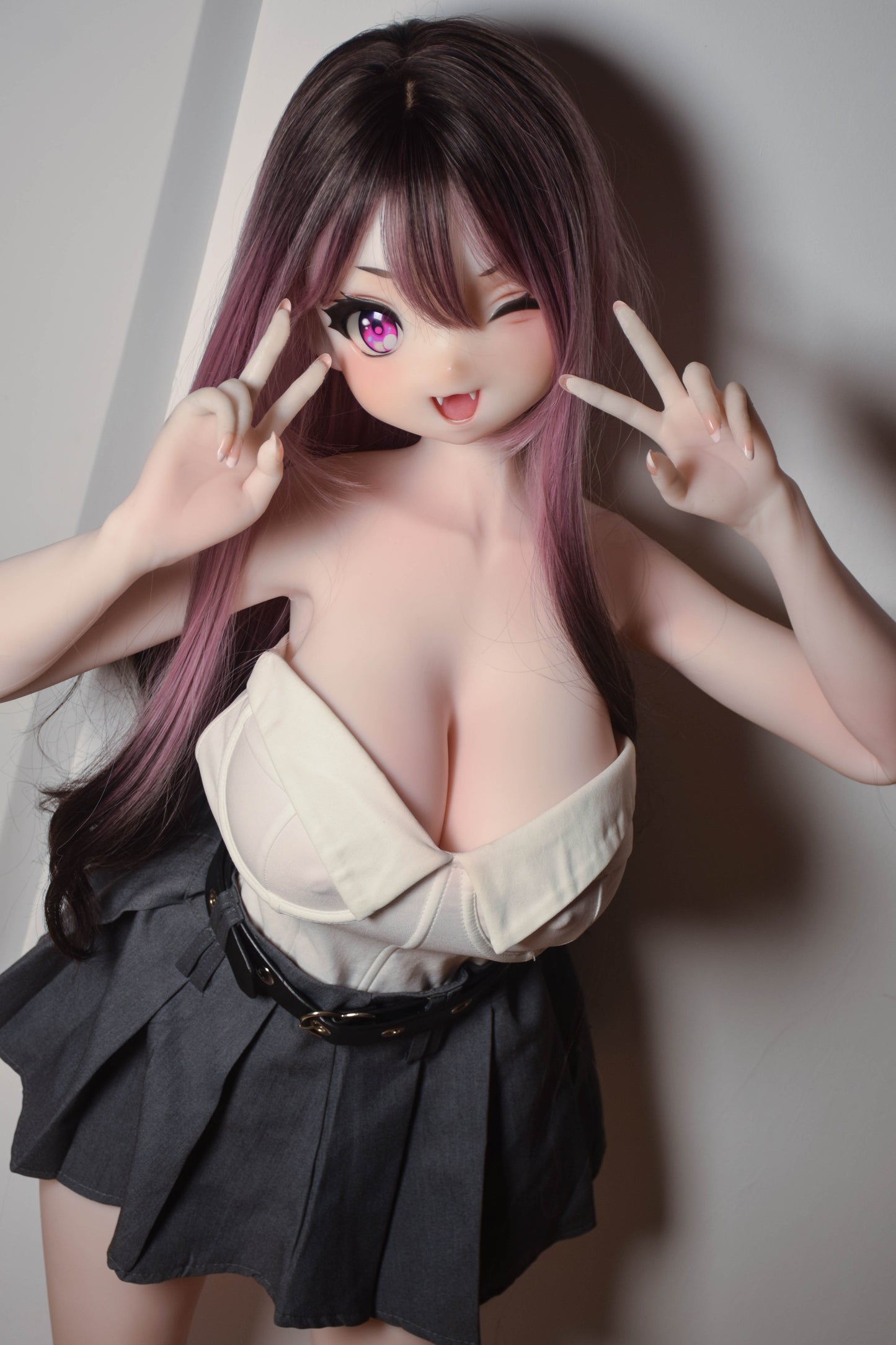 ElsaBabe 148 cm Anime-Puppe Platin-Silikon-Sexpuppe Erotisches Spielzeug mit Metallskelett, Furukawa Natsuki