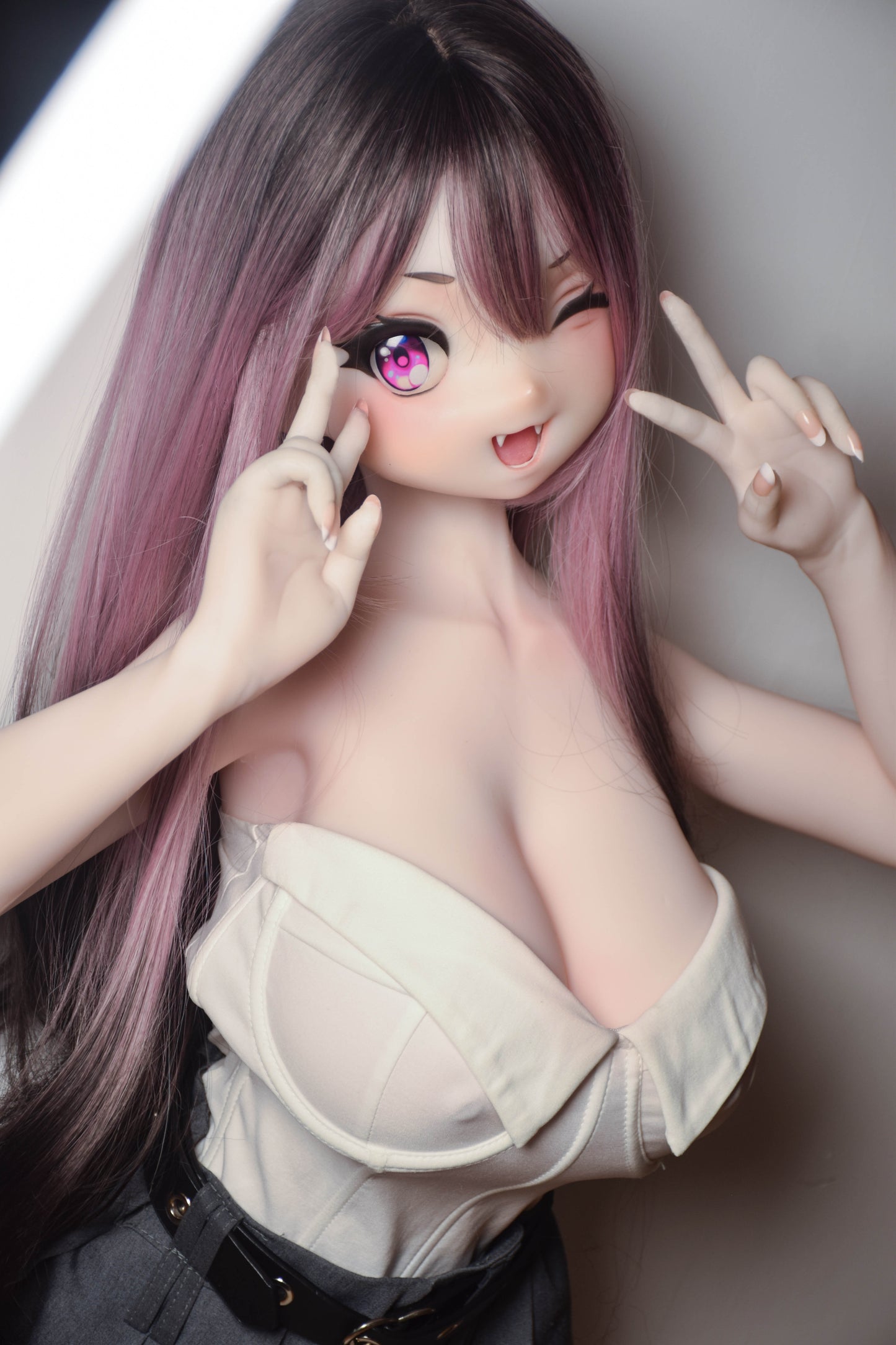 ElsaBabe 148 cm Anime-Puppe Platin-Silikon-Sexpuppe Erotisches Spielzeug mit Metallskelett, Furukawa Natsuki