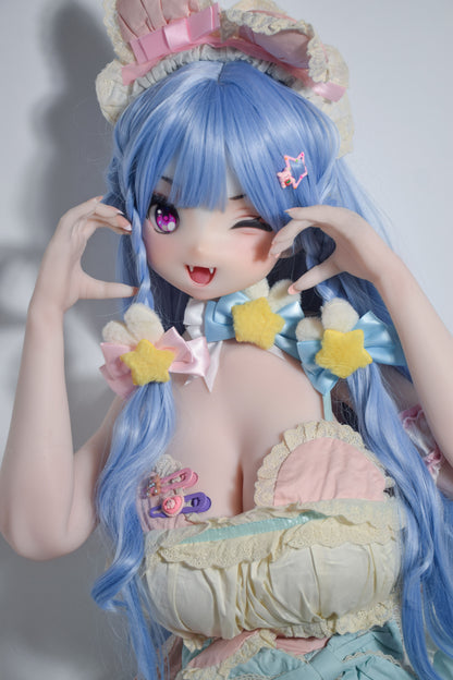 ElsaBabe 148 cm Anime-Puppe Platin-Silikon-Sexpuppe Erotisches Spielzeug mit Metallskelett, Furukawa Natsuki