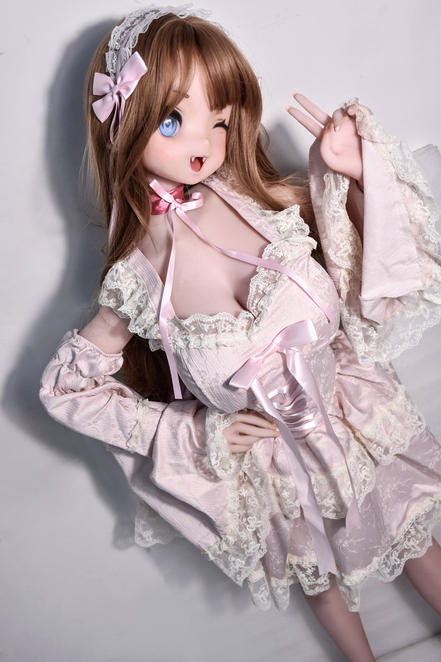 ElsaBabe 148 cm Anime-Puppe Platin-Silikon-Sexpuppe Erotisches Spielzeug mit Metallskelett, Furukawa Natsuki