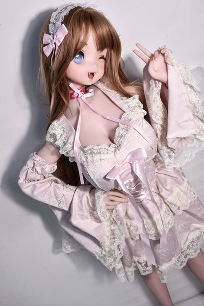 ElsaBabe 148 cm Anime-Puppe Platin-Silikon-Sexpuppe Erotisches Spielzeug mit Metallskelett, Furukawa Natsuki