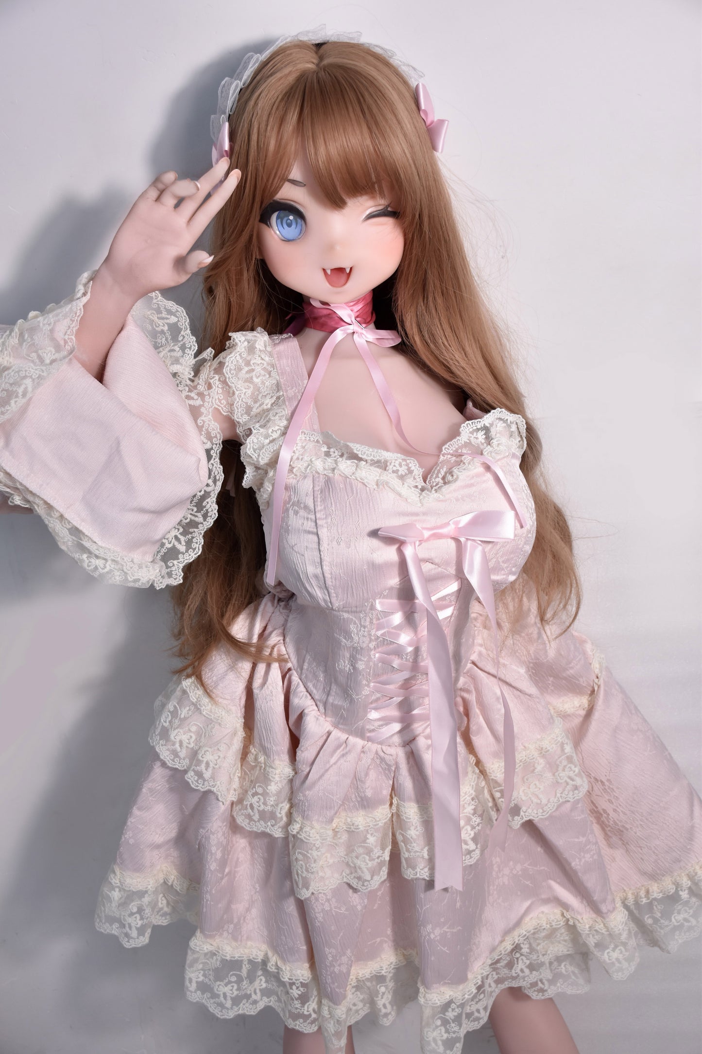 ElsaBabe 148 cm Anime-Puppe Platin-Silikon-Sexpuppe Erotisches Spielzeug mit Metallskelett, Furukawa Natsuki