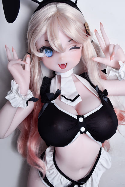 ElsaBabe 148 cm Anime-Puppe Platin-Silikon-Sexpuppe Erotisches Spielzeug mit Metallskelett, Furukawa Natsuki
