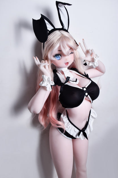 ElsaBabe 148 cm Anime-Puppe Platin-Silikon-Sexpuppe Erotisches Spielzeug mit Metallskelett, Furukawa Natsuki