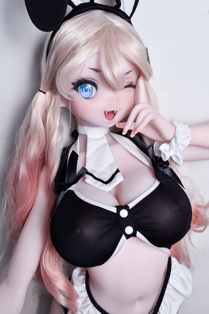ElsaBabe 148 cm Anime-Puppe Platin-Silikon-Sexpuppe Erotisches Spielzeug mit Metallskelett, Furukawa Natsuki