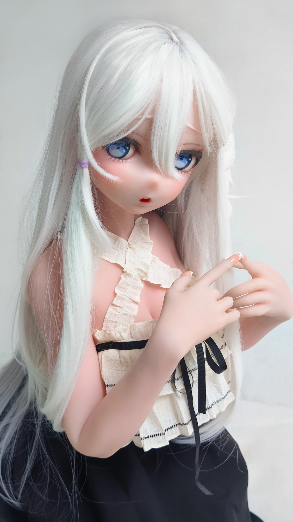 ElsaBabe 148 cm Anime-Puppe Platin-Silikon-Sexpuppe Erotisches Spielzeug mit Metallskelett, Furukawa Natsuki