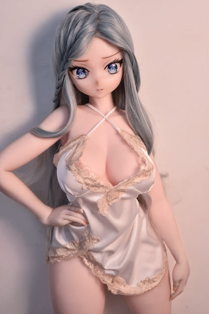 ElsaBabe 148 cm Anime-Puppe Platin-Silikon-Sexpuppe Erotisches Spielzeug mit Metallskelett, Furukawa Natsuki