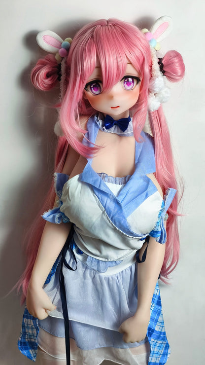 ElsaBabe 148 cm Anime-Puppe Platin-Silikon-Sexpuppe Erotisches Spielzeug mit Metallskelett, Furukawa Natsuki